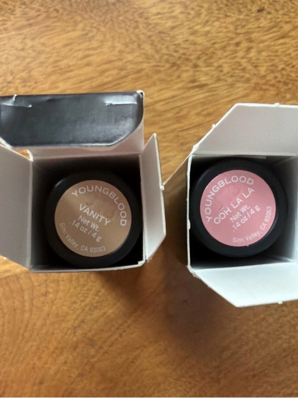 Youngblood intimatte mineral matte lipsticks in Vanity & Ooh La La -